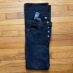 Levi's Women's rib cage Black Boot Cut Jeans